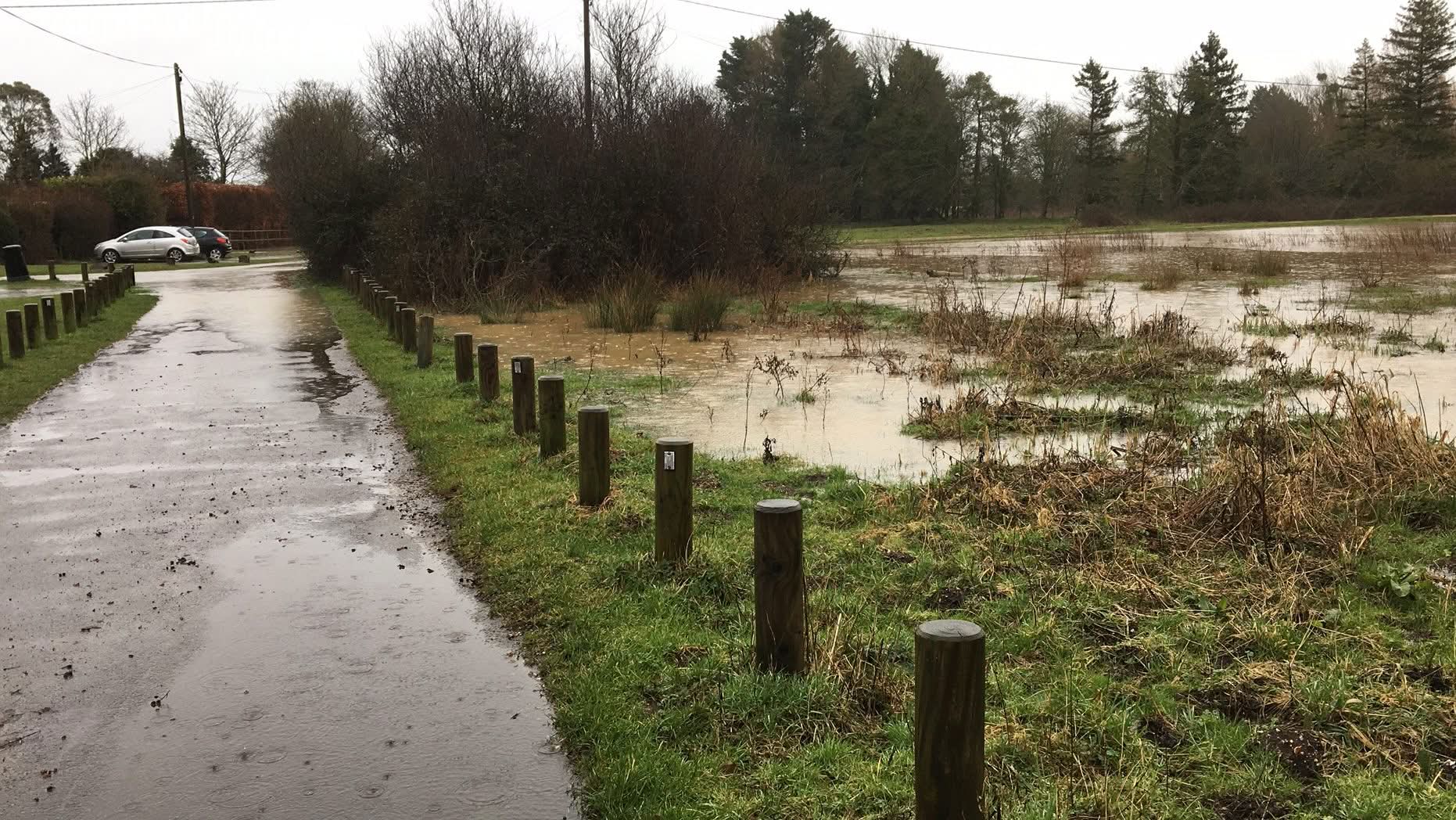Storm Dennis causes flooding